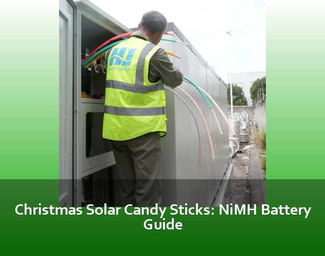 Christmas Solar Candy Sticks: NiMH Battery Guide
